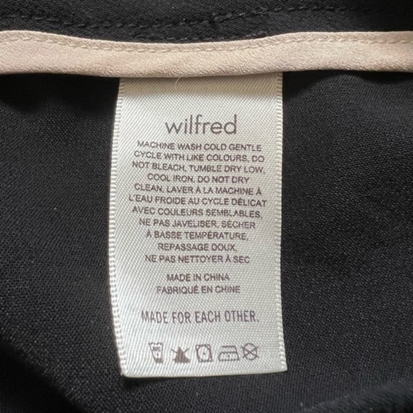 Aritzia Wilfred Black High Waisted Kick Flare Trouser Pant - Size 2 - Picture 10 of 12